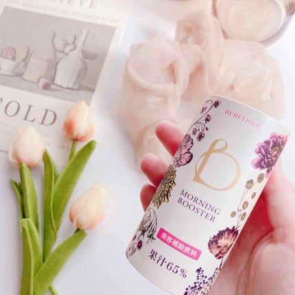 BENEFIQUE モーニングブースターのクチコミ「
美しい毎日のための
飲むグリーンフルーツサラダ
▶︎ベネフィーク
▶︎モーニングブースタ.....」(1枚目)