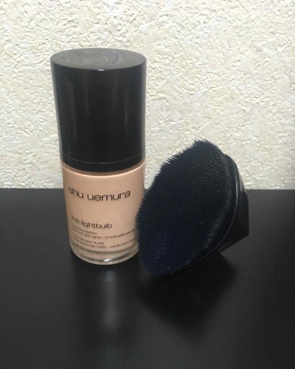 ザ・ライトバルブ フルイド ファンデーション&スポンジ/shu uemura/リキッドファンデーションを使ったクチコミ(1枚目)