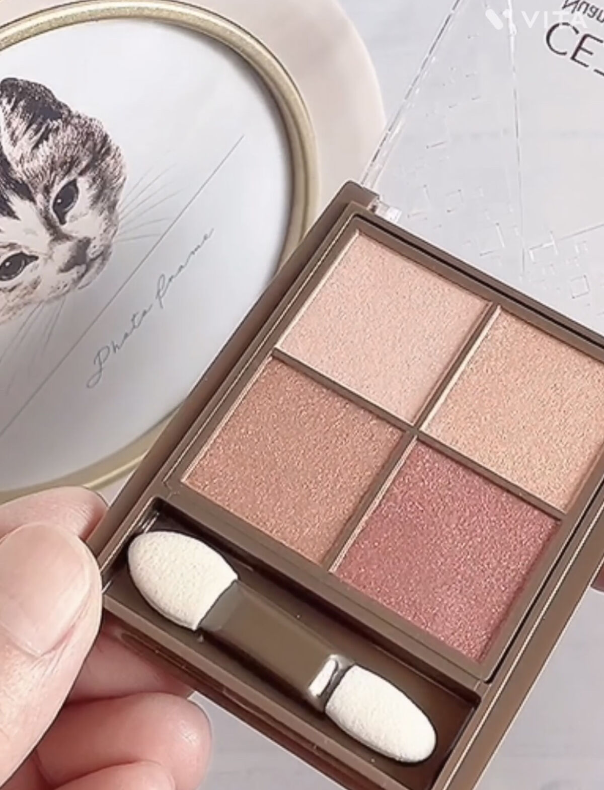 ニュアンスオンアイシャドウ/CEZANNE/アイシャドウパレットを使ったクチコミ（2枚目）