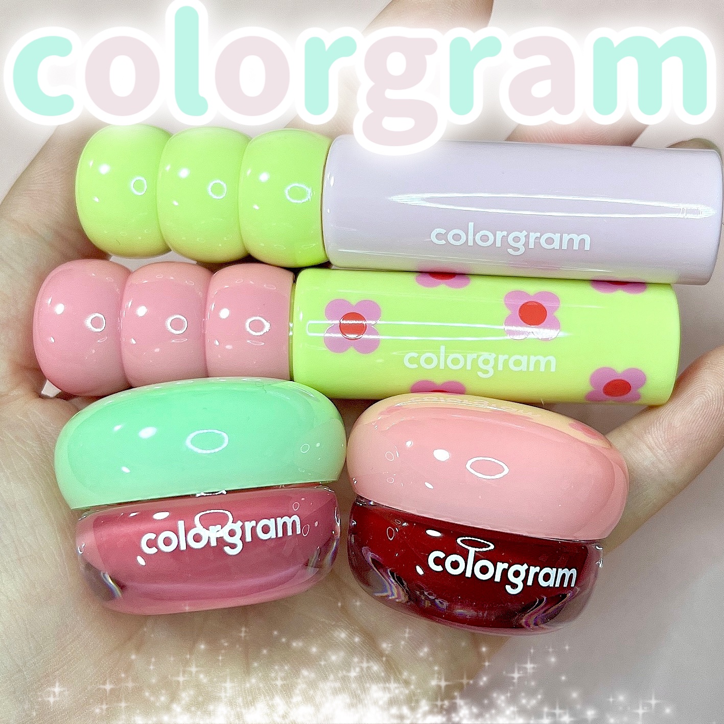 タンフルグラスティント 01.FLASHING APRICOT/Colorgram/リップティントを使ったクチコミ（1枚目）