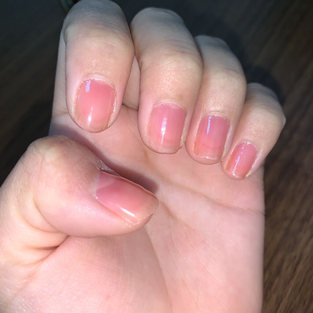 グロッシーコート/スキューズミー/オールインワンネイルを使ったクチコミ（2枚目）