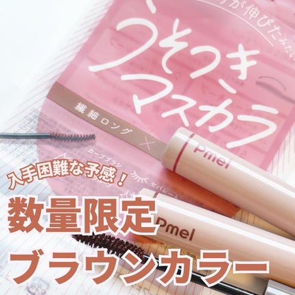 ピメル うそつきマスカラ/pdc/マスカラを使ったクチコミ(1枚目)