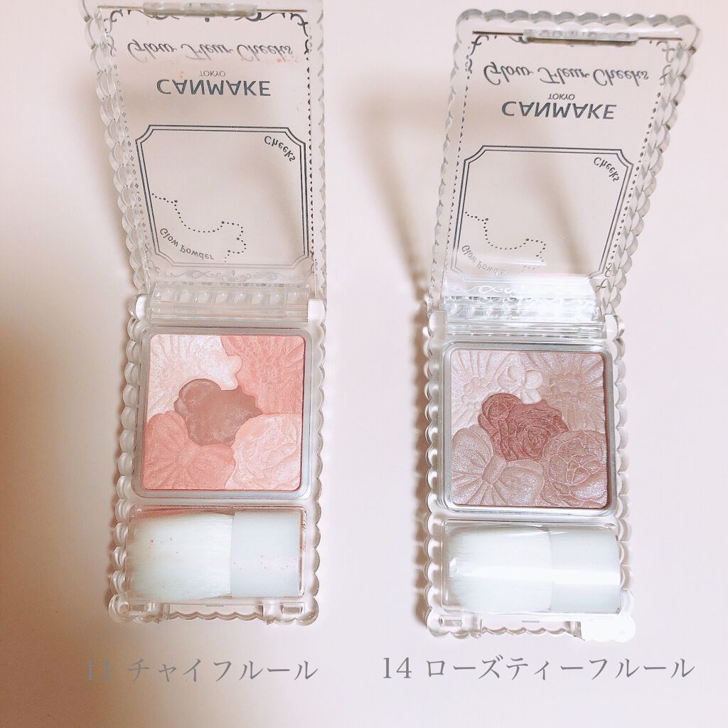 グロウフルールチークス/キャンメイク/パウダーチークを使ったクチコミ(4枚目)