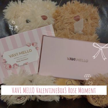 バレンタインボックス3ローズモーメント/VAVI MELLO/パウダーアイシャドウを使ったクチコミ（1枚目）