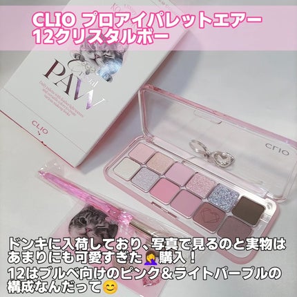 プロ アイ パレット エアー/CLIO/アイシャドウパレットを使ったクチコミ(2枚目)