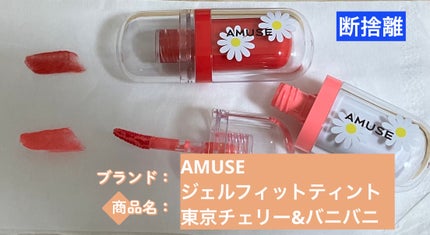 ジェルフィットティント 11 バニバニ/AMUSE/リップティントの画像