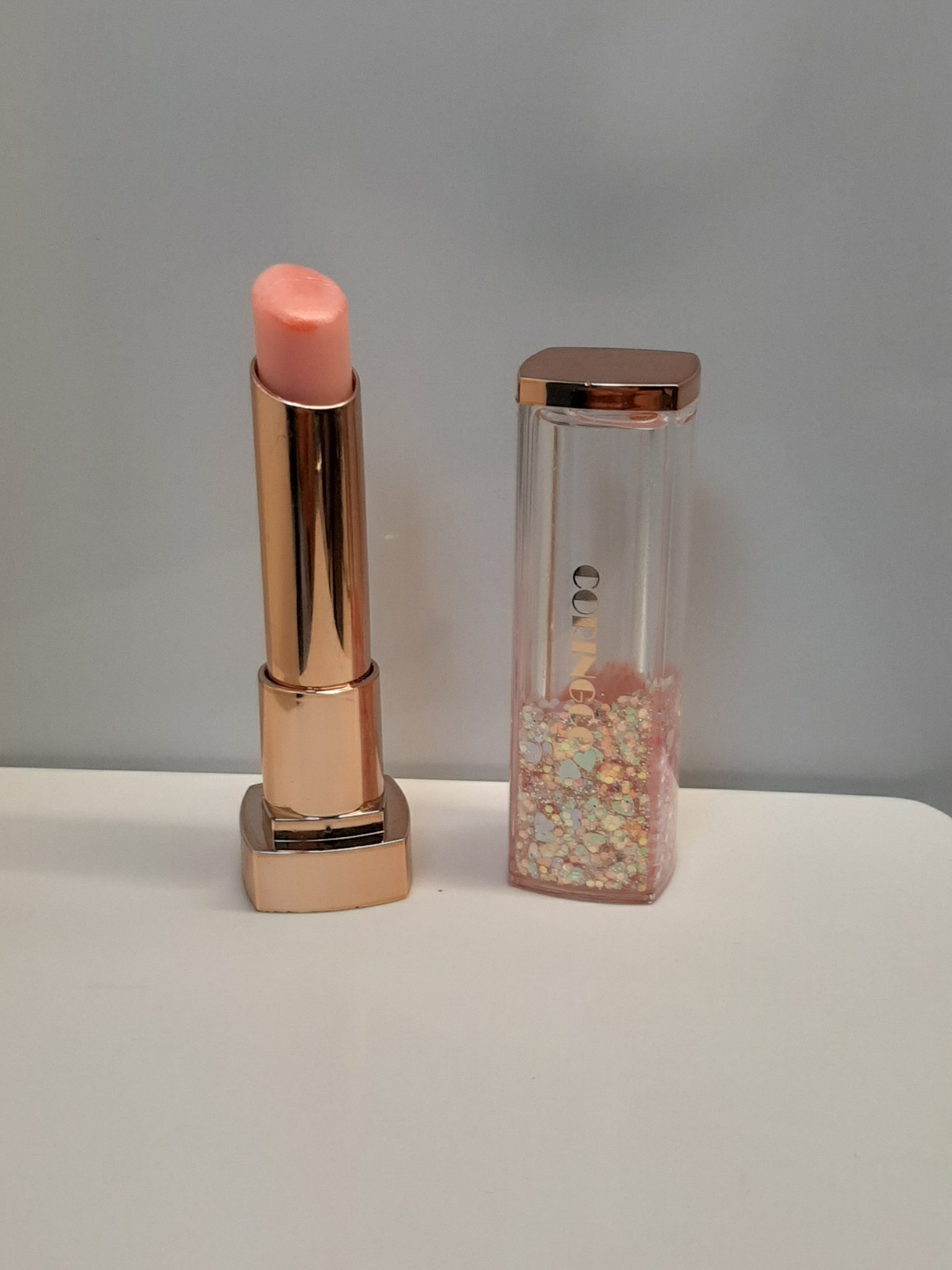 シャララスノーボールリップバーム 01 バレリーナ/CORINGCO/口紅を使ったクチコミ（2枚目）