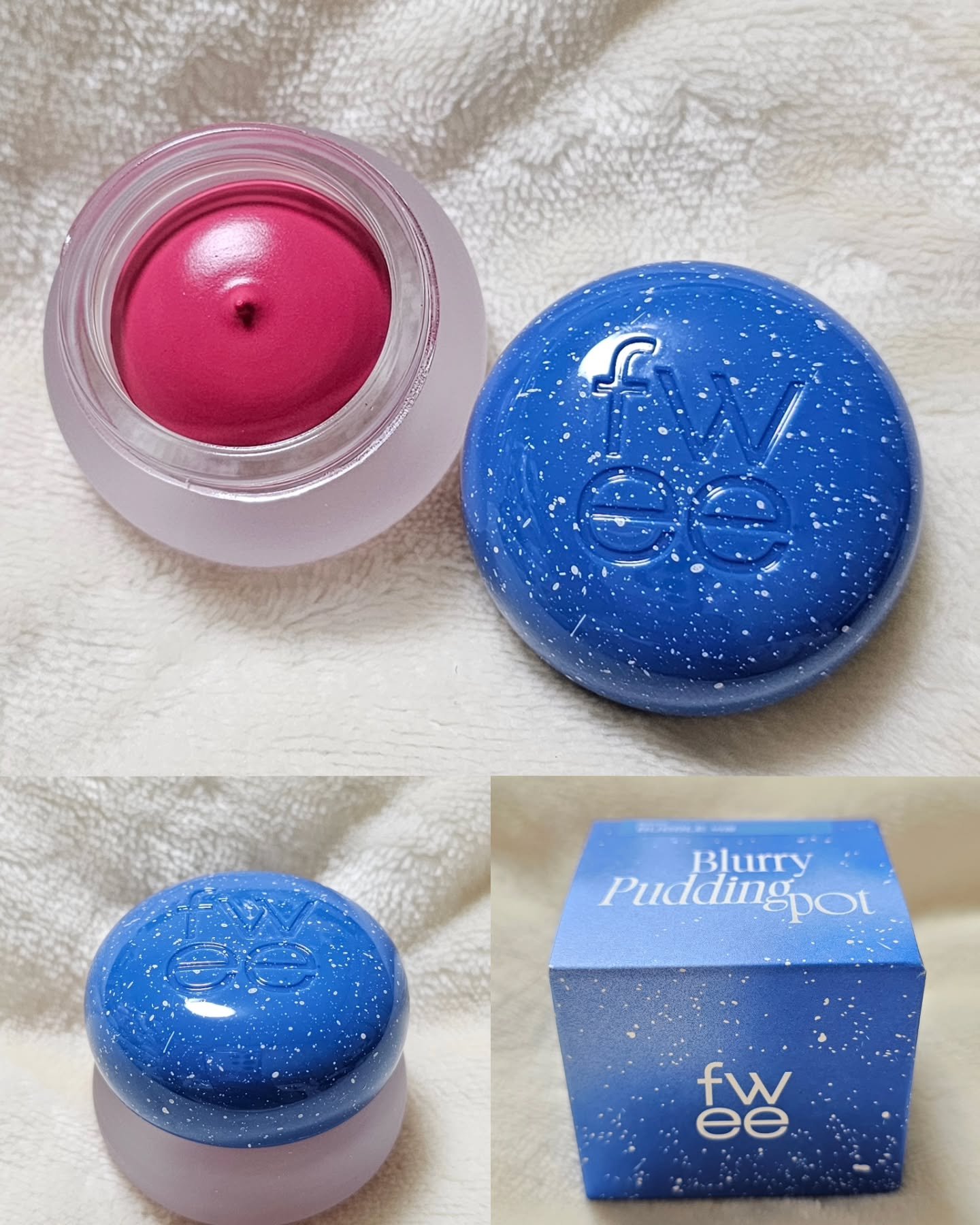 リップアンドチーク ブラーリープリンポット BS03 バブル/fwee/口紅を使ったクチコミ（1枚目）