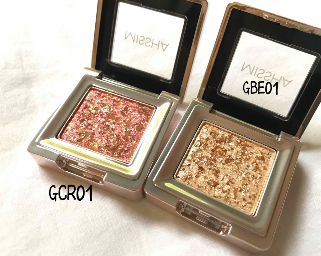 グリッタープリズム シャドウ/MISSHA/グリッターを使ったクチコミ（2枚目）