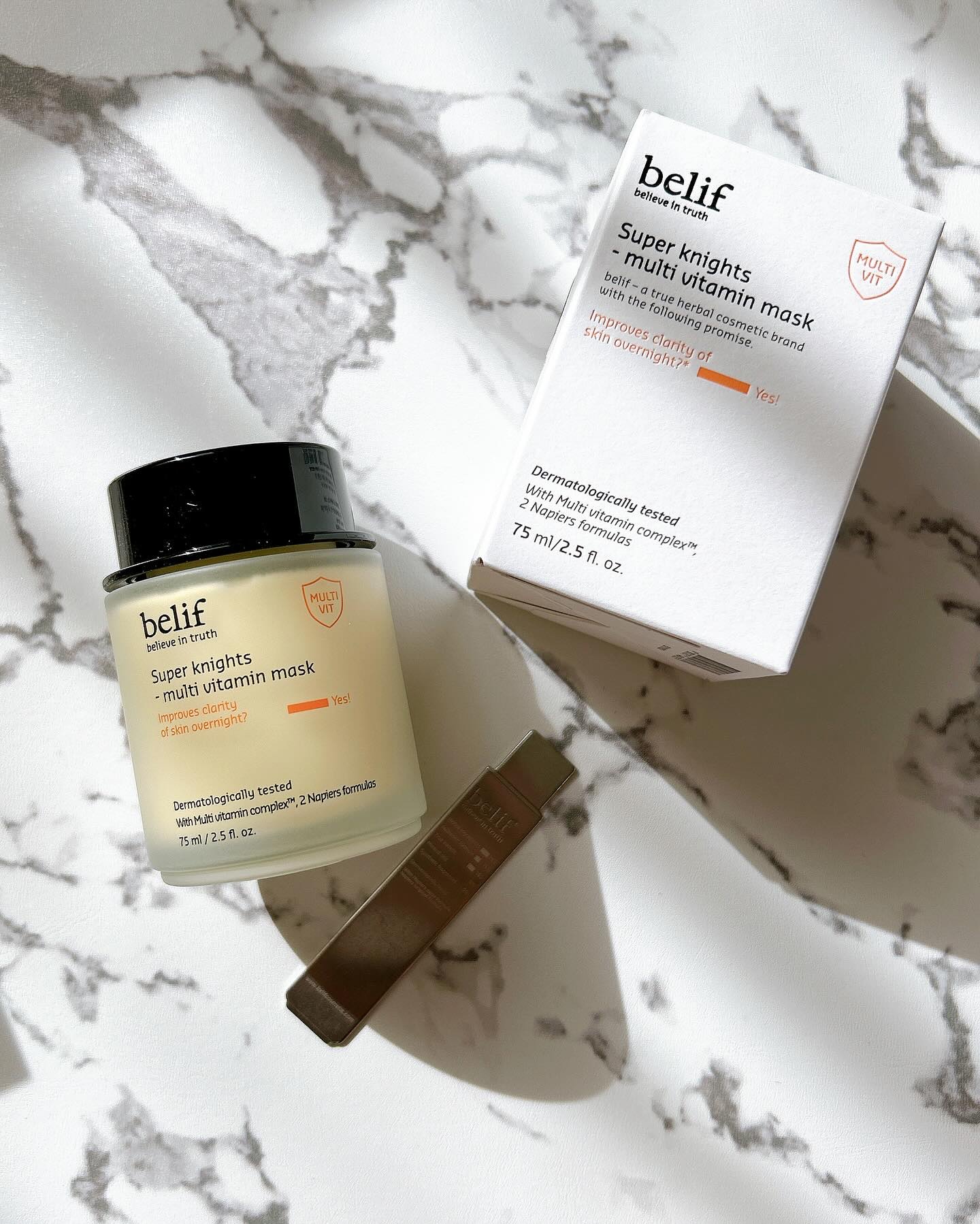 スーパーナイツ ビタミンマスク/belif/フェイスクリームを使ったクチコミ（1枚目）