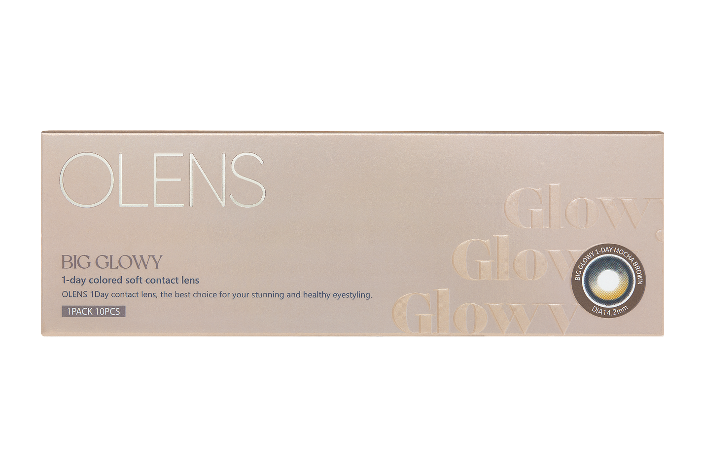 Big Glowy 1day モカブラウン