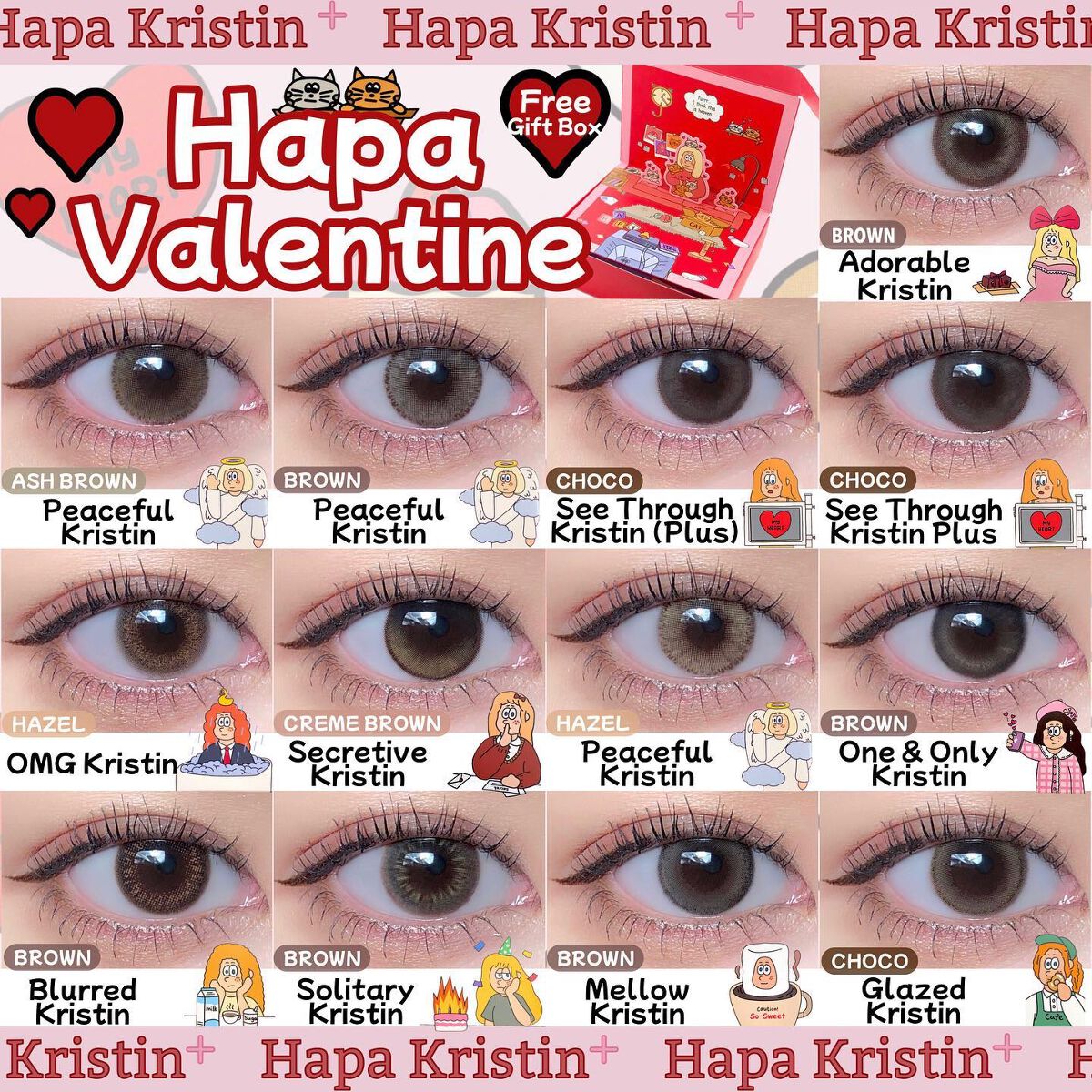 Peaceful Kristen ヘーゼル/Hapa kristin/カラーコンタクトレンズを使ったクチコミ（1枚目）