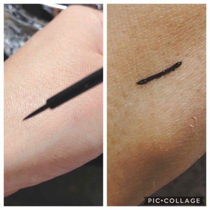 リキッド アイライナー/ちふれ/リキッドアイライナーを使ったクチコミ(2枚目)