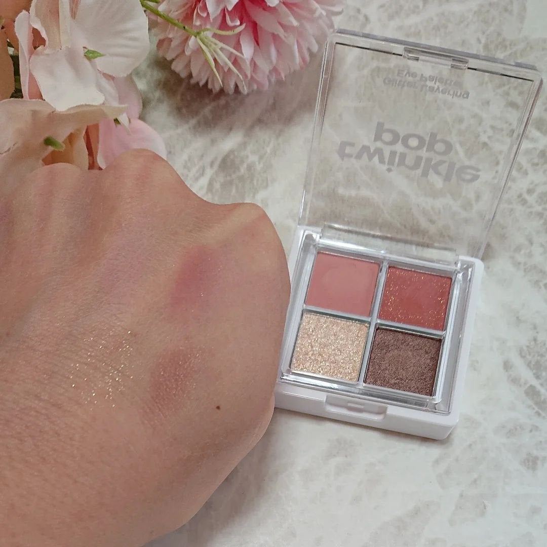 グリッターレイヤリングアイシャドウパレット/TWINKLE POP/アイシャドウパレットを使ったクチコミ(5枚目)