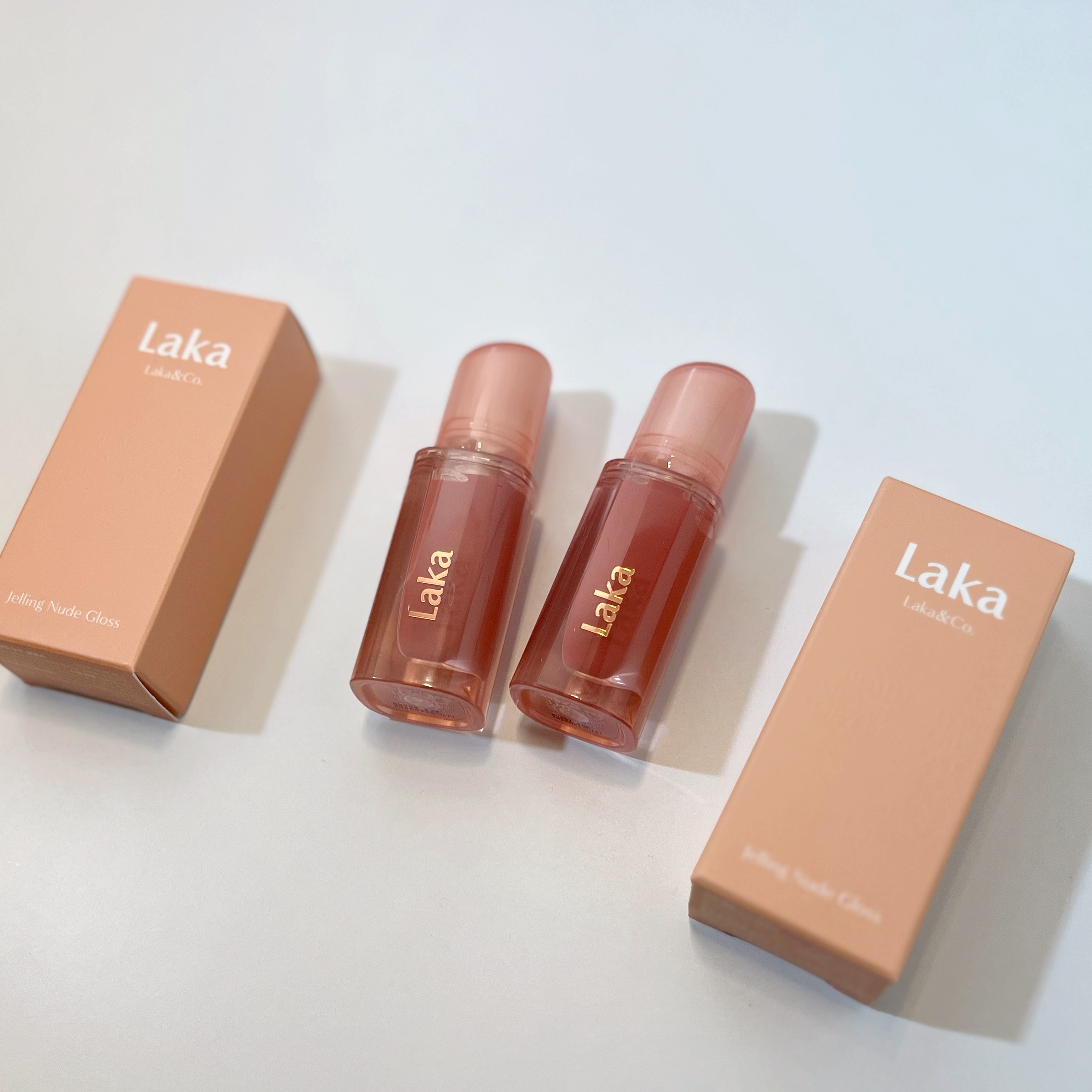 ジェリーイングヌードグロス/Laka/リップグロスを使ったクチコミ（2枚目）
