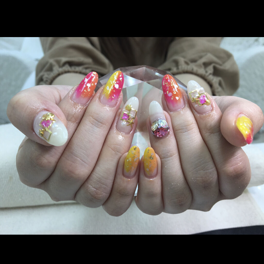 ジェルネイル（ライト対応）/セリア/ジェルネイルを使ったクチコミ（3枚目）