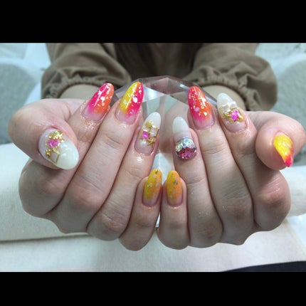 ジェルネイル(ライト対応)/セリア/ジェルネイルを使ったクチコミ(3枚目)