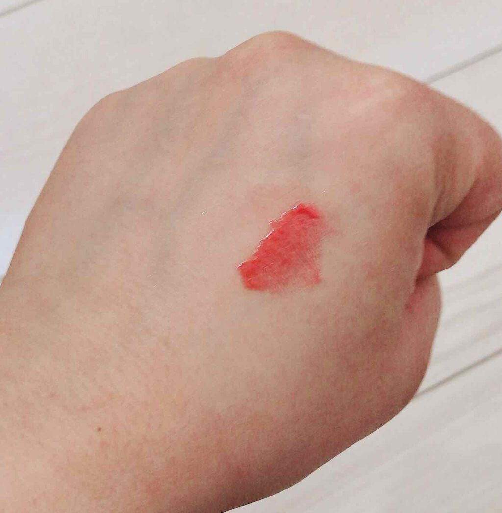 エッセンスジェルルージュ RD312/マキアージュ/リップグロスを使ったクチコミ（2枚目）