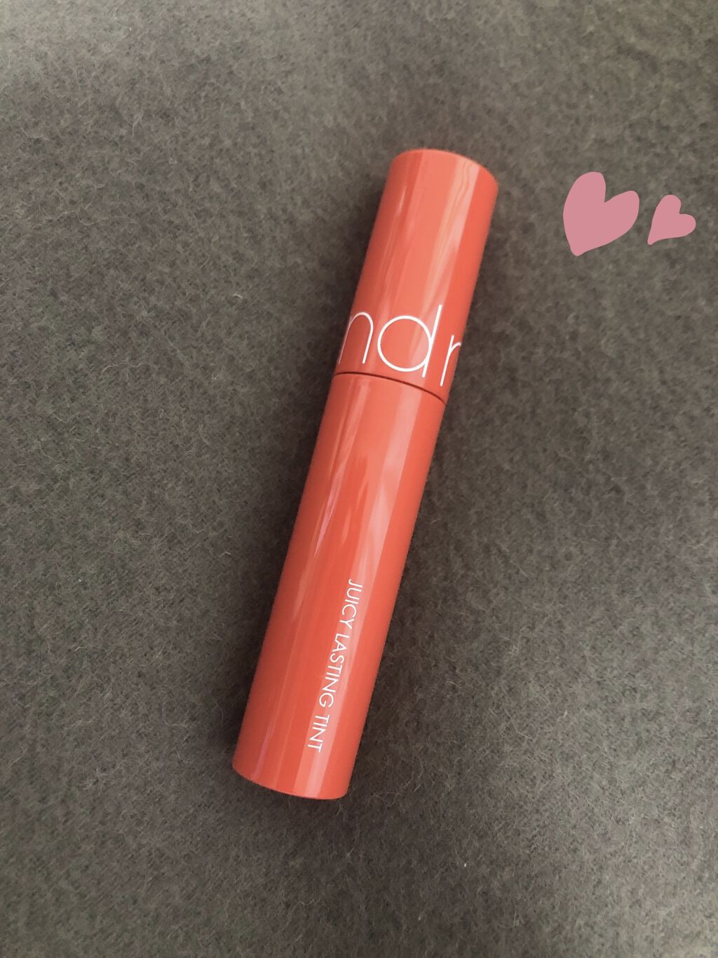 ジューシーラスティングティント/rom&nd/リップティントを使ったクチコミ（1枚目）