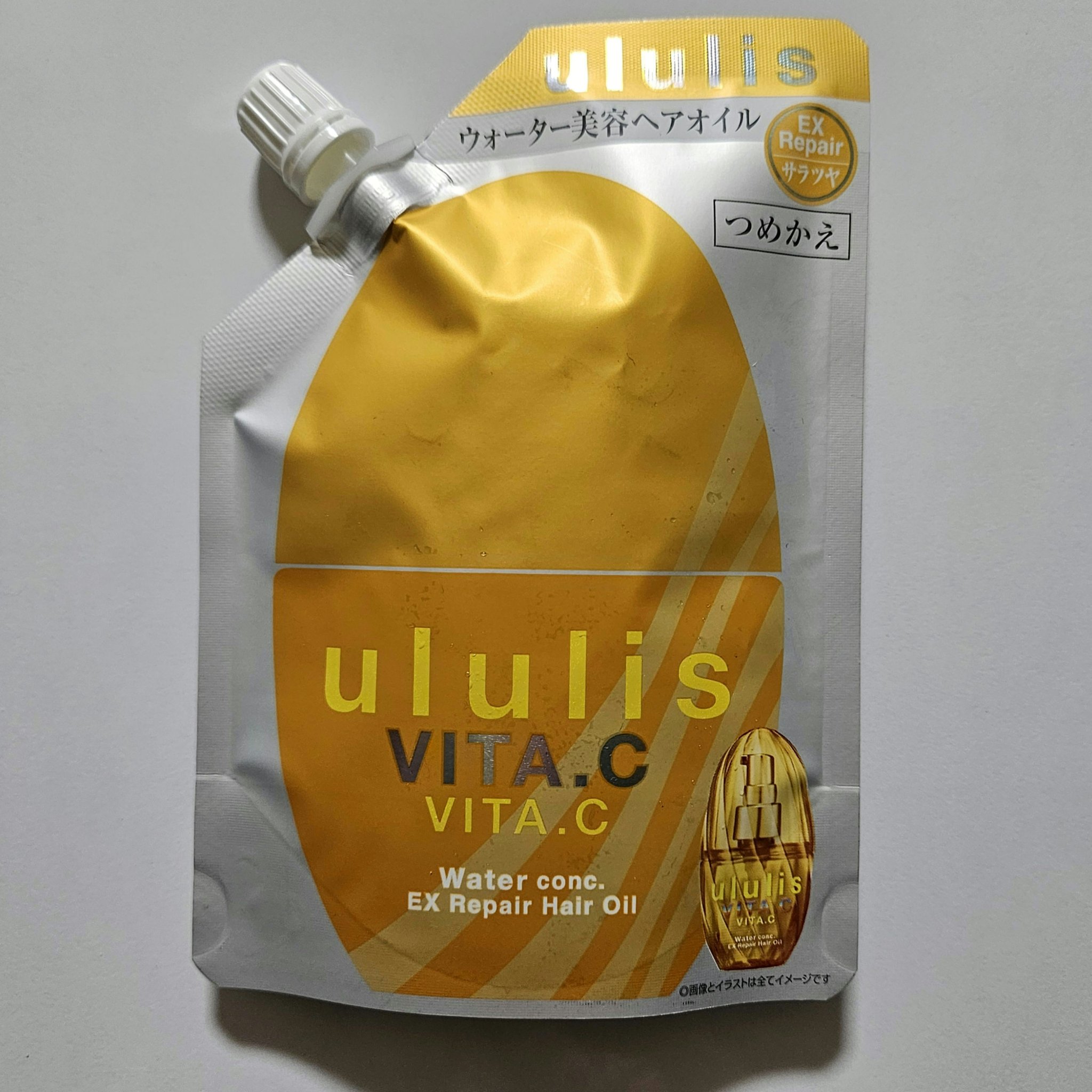 ululis ビタシー ウォーターコンク EX リペア ヘアオイルのクチコミ「ululis
ビタシー ウォーターコンク EX リペア ヘアオイル

ululisの水色のヘア.....」（1枚目）