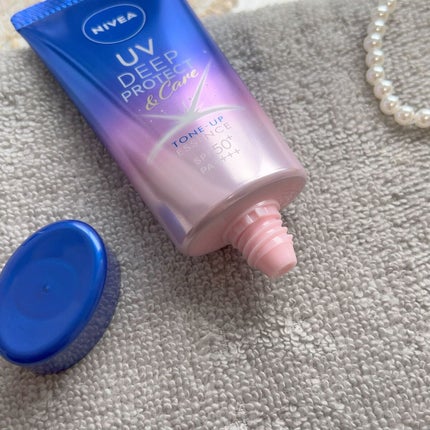 ニベアUV ディープ プロテクト&ケア トーンアップ エッセンス/ニベア/日焼け止めローションを使ったクチコミ(5枚目)