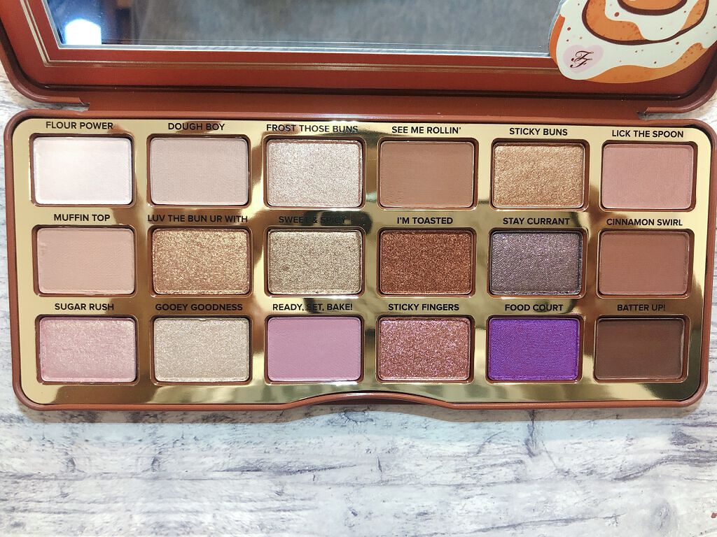 シナモン スワール アイシャドウ パレット/Too Faced/アイシャドウパレットを使ったクチコミ（2枚目）