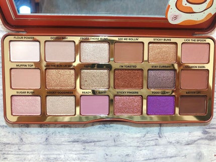 シナモン スワール アイシャドウ パレット/Too Faced/アイシャドウパレットを使ったクチコミ(2枚目)