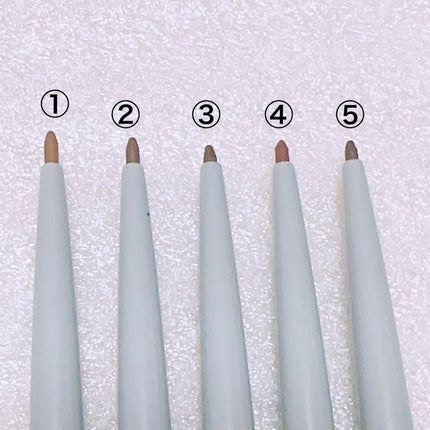 &.眉ペンシル 丸芯 ブラシ付き ピンクブラウン/DAISO/アイブロウペンシルを使ったクチコミ(3枚目)