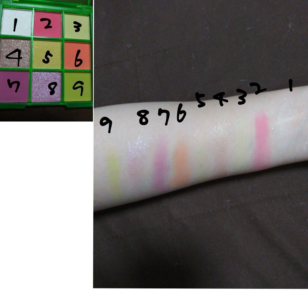 UR GLAM BLOOMING EYE COLOR PALETTE/U R GLAM/アイシャドウパレットを使ったクチコミ(4枚目)