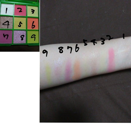 UR GLAM BLOOMING EYE COLOR PALETTE/U R GLAM/アイシャドウパレットを使ったクチコミ(4枚目)