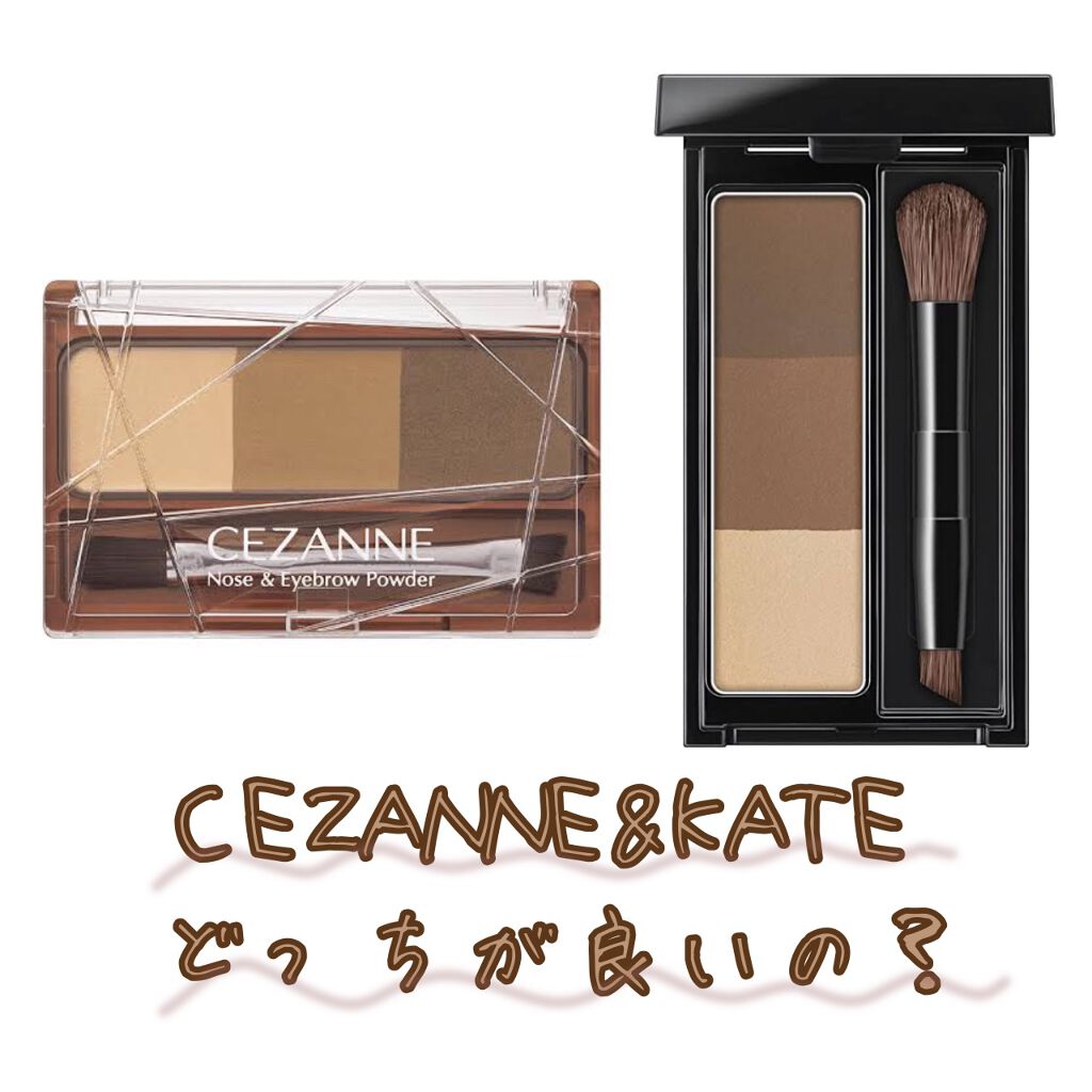 ノーズ＆アイブロウパウダー/CEZANNE/パウダーアイブロウを使ったクチコミ（1枚目）