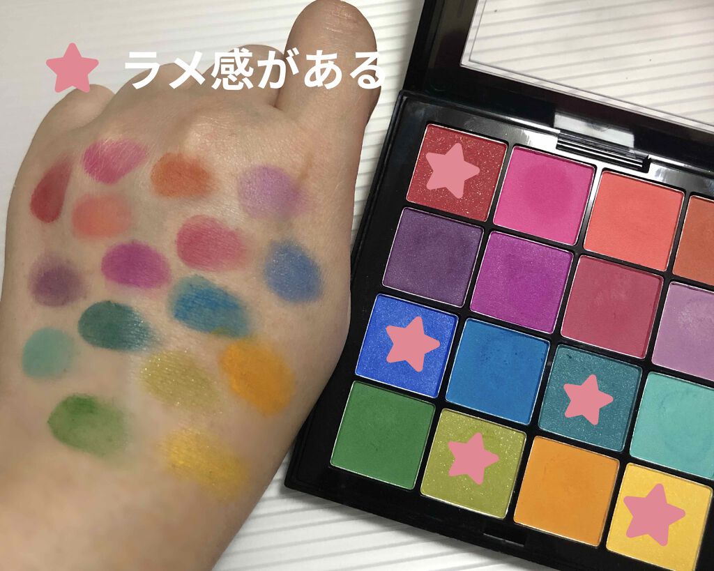 UT シャドウ パレット/NYX Professional Makeup/アイシャドウパレットを使ったクチコミ（2枚目）