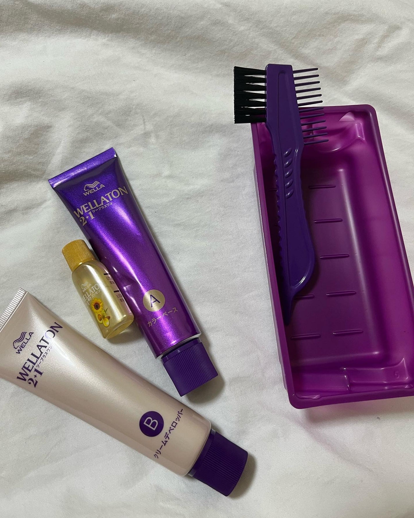 ウエラトーン ツープラスワン クリームタイプ/ウエラ/ヘアカラーを使ったクチコミ(3枚目)