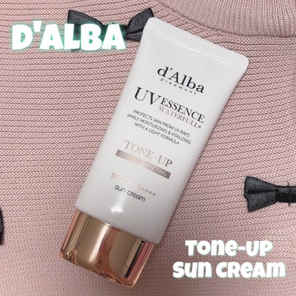 ウォータフルトーンアップサンクリーム/ダルバ/日焼け止めクリームを使ったクチコミ(1枚目)