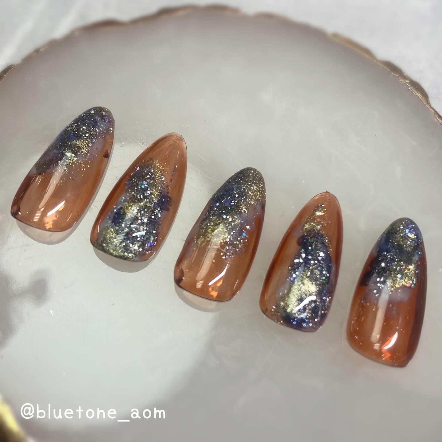 ジェルネイル（ライト対応）/セリア/ジェルネイルを使ったクチコミ（2枚目）