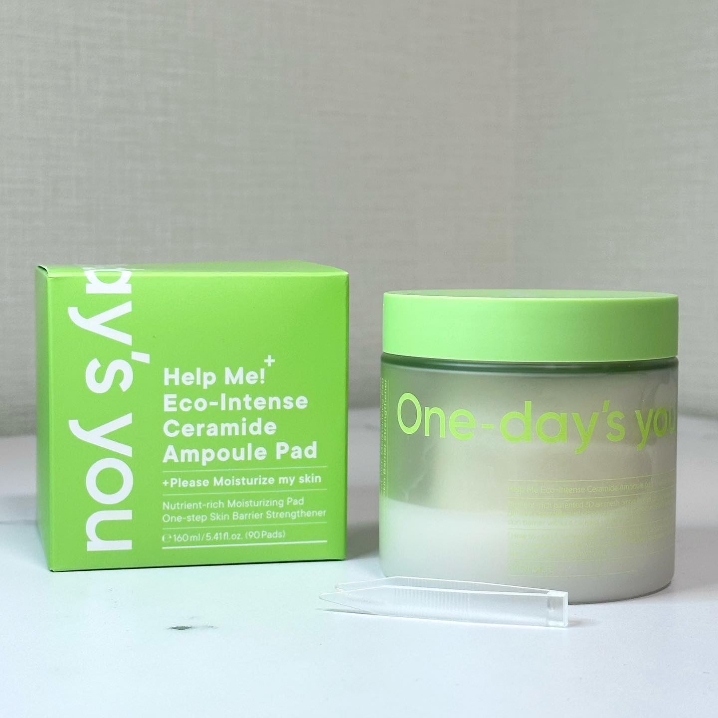 ヘルプミー! エコインテンスセラミドアンプルパッド(90枚)/One-day's you/トナーパッドを使ったクチコミ（1枚目）