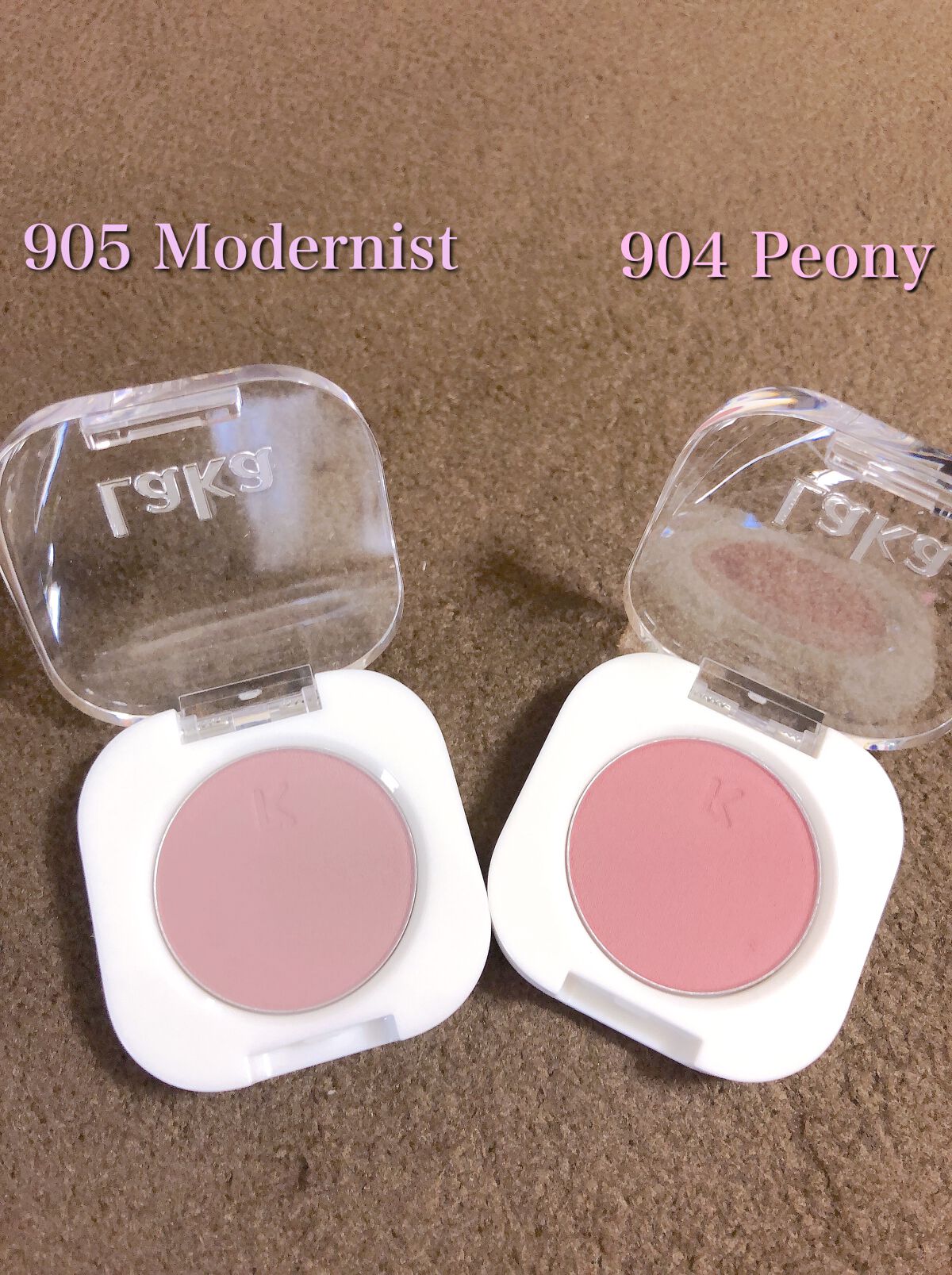 モノアイシャドウ/Laka/単色アイシャドウを使ったクチコミ（2枚目）