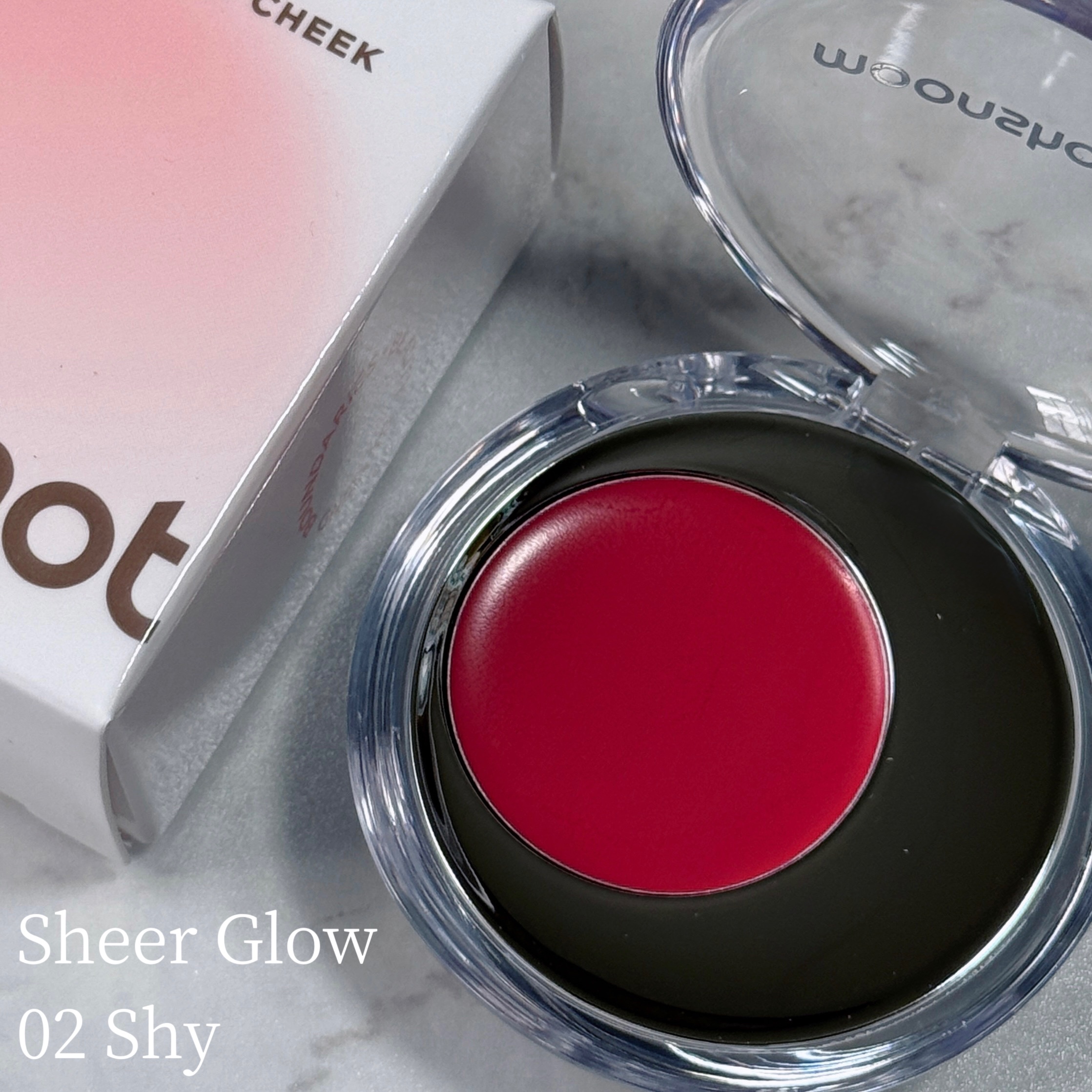 メルティングムードリップ&チーク/moonshot/ジェル・クリームチークを使ったクチコミ（2枚目）