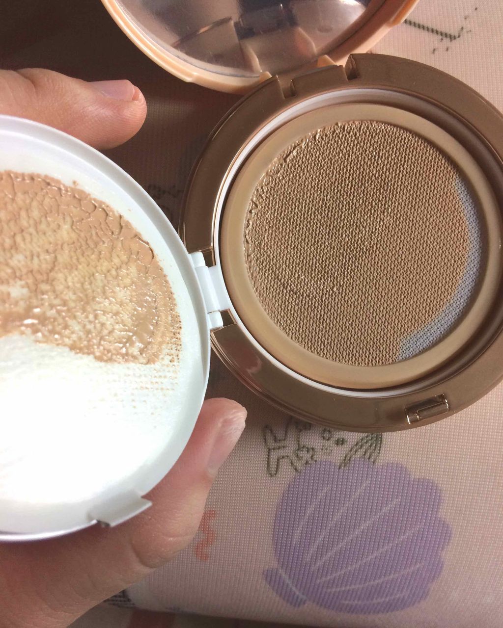 ザ オリジナル テンションパクト パーフェクトカバー/MISSHA/クリーム・エマルジョンファンデーションを使ったクチコミ（2枚目）