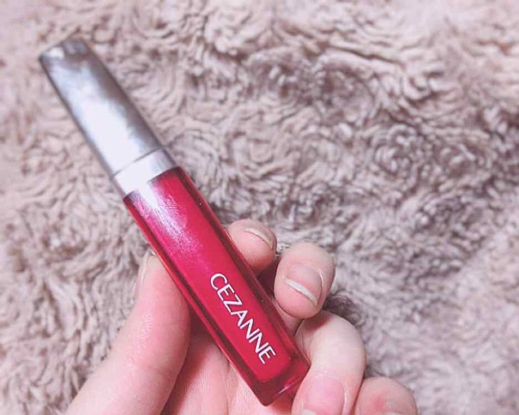 ジェルグロスリップ/CEZANNE/リップグロスを使ったクチコミ（2枚目）