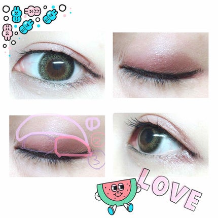 シャイニーシャドウ N/excel/単色アイシャドウを使ったクチコミ(2枚目)