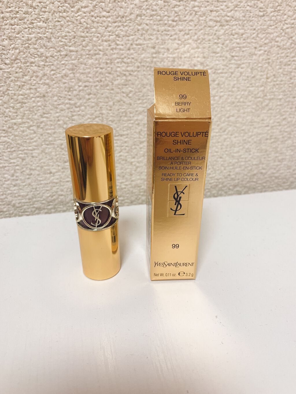 ルージュ ヴォリュプテ シャイン/YVES SAINT LAURENT BEAUTE/口紅を使ったクチコミ(1枚目)