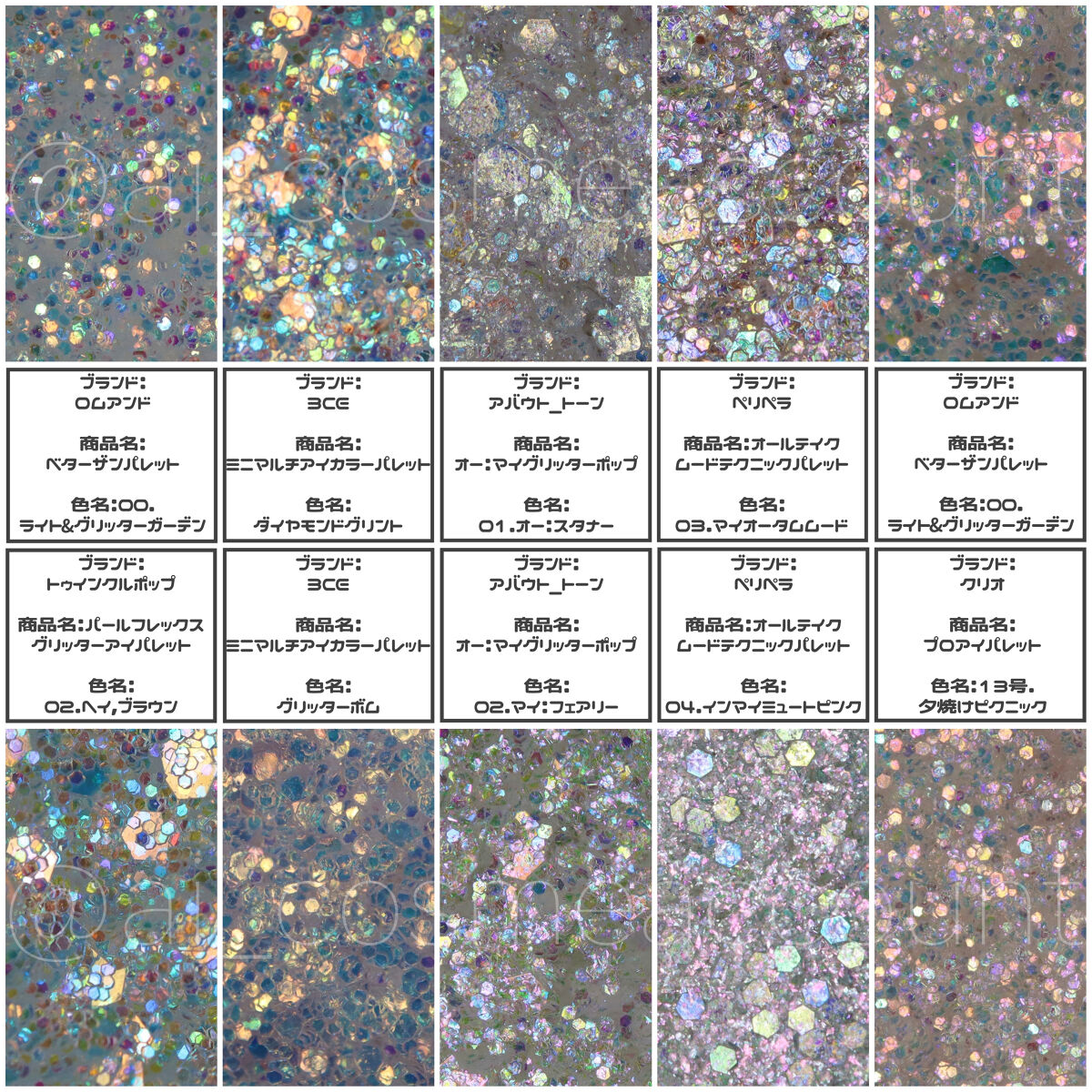 パールグラデーションオールオーバーパレット/TWINKLE POP/アイシャドウパレットを使ったクチコミ（2枚目）