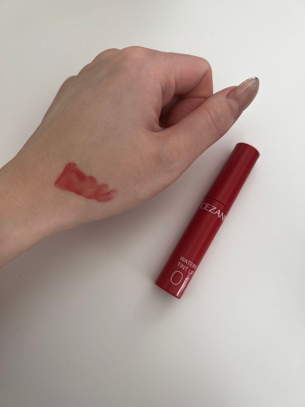 ウォータリーティントリップ/CEZANNE/リップティントを使ったクチコミ(1枚目)