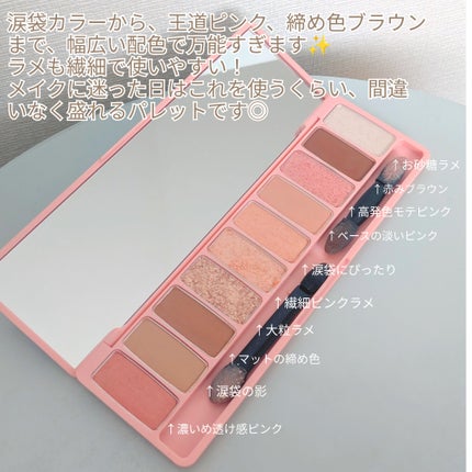 プレイカラー アイシャドウ/ETUDE/アイシャドウパレットを使ったクチコミ(3枚目)