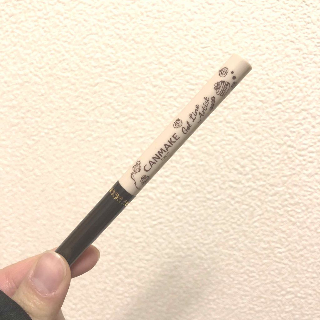 ジェルラインアーティスト/キャンメイク/ジェルアイライナーを使ったクチコミ(1枚目)