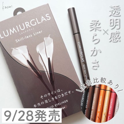 スキルレスライナー/LUMIURGLAS/リキッドアイライナーを使ったクチコミ(1枚目)