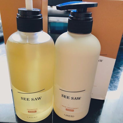 SEE SAW ヘア&スキャルプシャンプー/ヘアトリートメント/LebeL/シャンプー・コンディショナーを使ったクチコミ(1枚目)