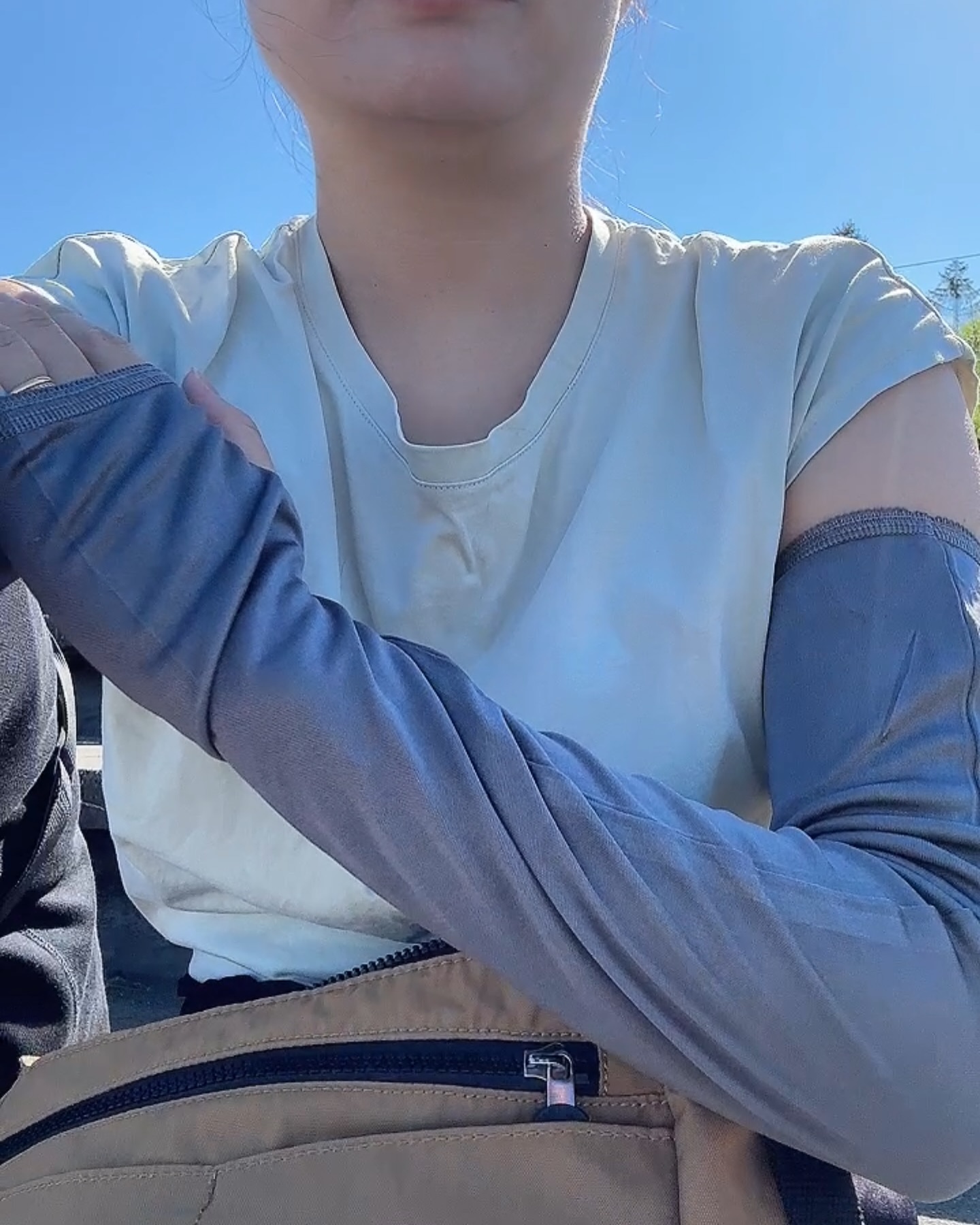 LINOR シルクアームカバー/LINOR/日傘を使ったクチコミ（1枚目）