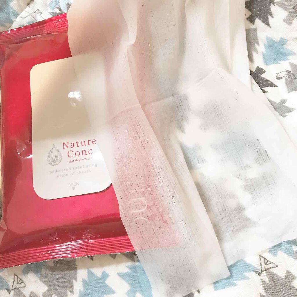 ネイチャーコンク 薬用 ふきとり化粧水シート/ネイチャーコンク/トナーパッドを使ったクチコミ(3枚目)